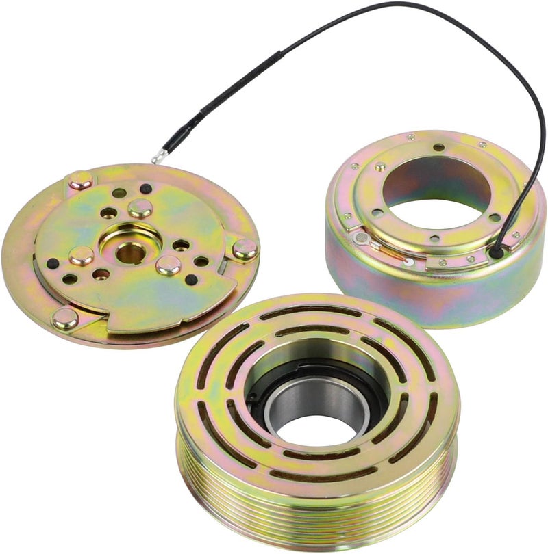 ACTECMAX AC Compressor Clutch Assembly Kit for SD 508 5H14 6PK 12V Serpentine Belt - Image 2